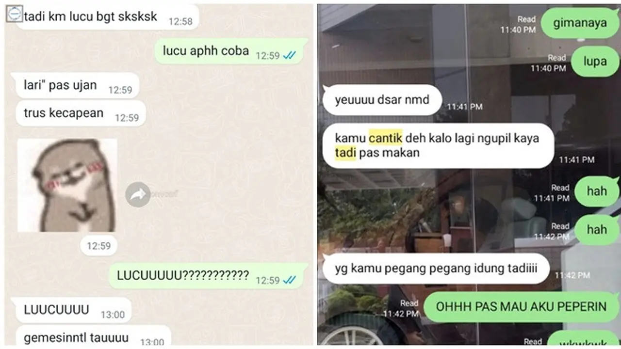 6 Chat Random Cowok ke Pacarnya Ini Bikin Senyum-Senyum