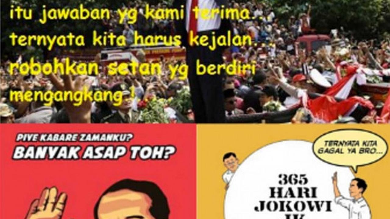 Ini meme-meme setahun kegagalan Jokowi-JK yang bikin ngakak