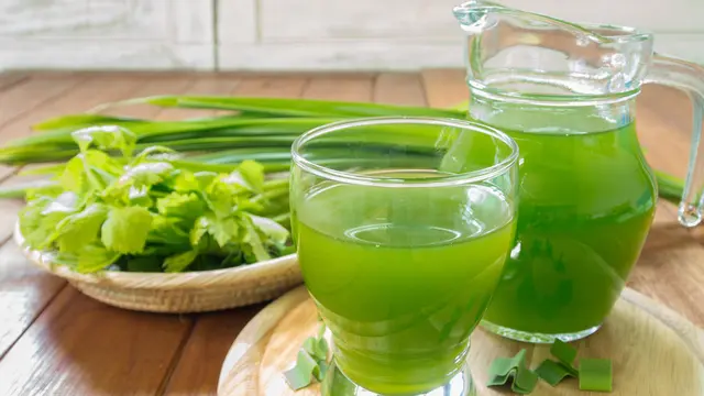 seledri pandan jus sayur hijau sehat