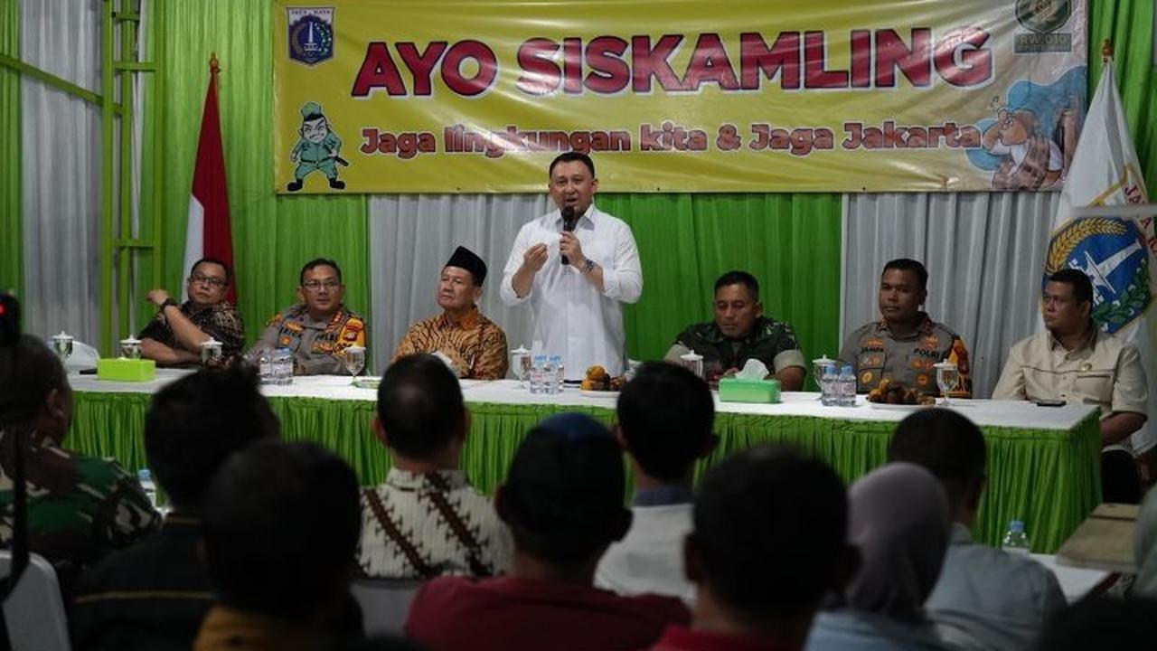 Tahukah Anda, Siskamling Kembali Diaktifkan? Wali Kota Jakut Ajak Masyarakat Jaga Lingkungan Kondusif