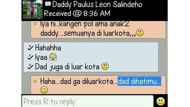 5 Chat Ayah ke Anak Mencoba Gaul Ini Bikin Tepuk Jidat