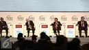 Presiden RI, Jokowi saat mengikuti Pembukaan World Islamic Economic ke-12 di Jakarta, Selasa (2/8). Forum ini mengusung tema Pemerataan Pertumbuhan, Memberdayakan Bisnis Masa Depan. (Liputan6.com/Faizal Fanani)