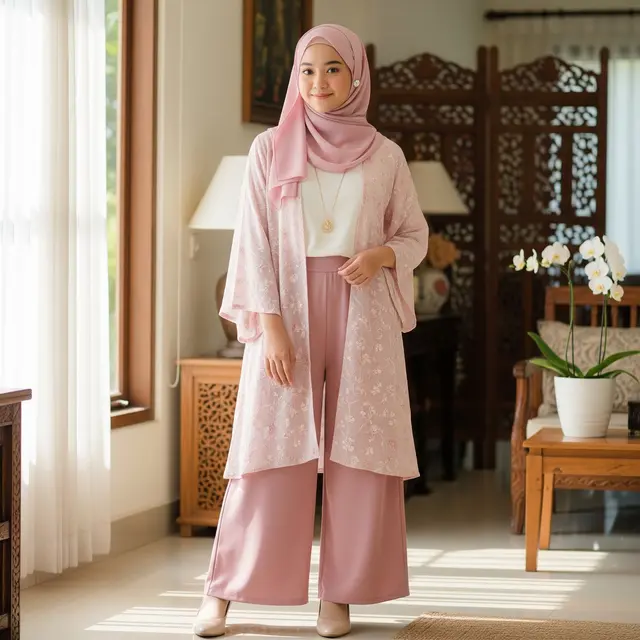 Outfit Lebaran Remaja Wanita (Gemini AI)