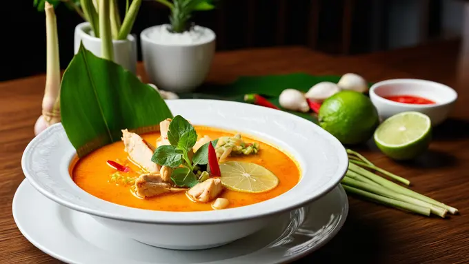 Resep Tom Yum Gai ala Thailand yang Penuh Cita Rasa