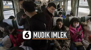 Tahun baru China atau imlek menjadi waktu mudik bagi warga Tiongkok. Bahkan aktivitas mudik di momen ini disebut sebagai migrasi terbesar dunia.