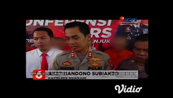 VIDEO: Polres Nganjuk Bekuk Buron Begal Malam Tahun Baru
