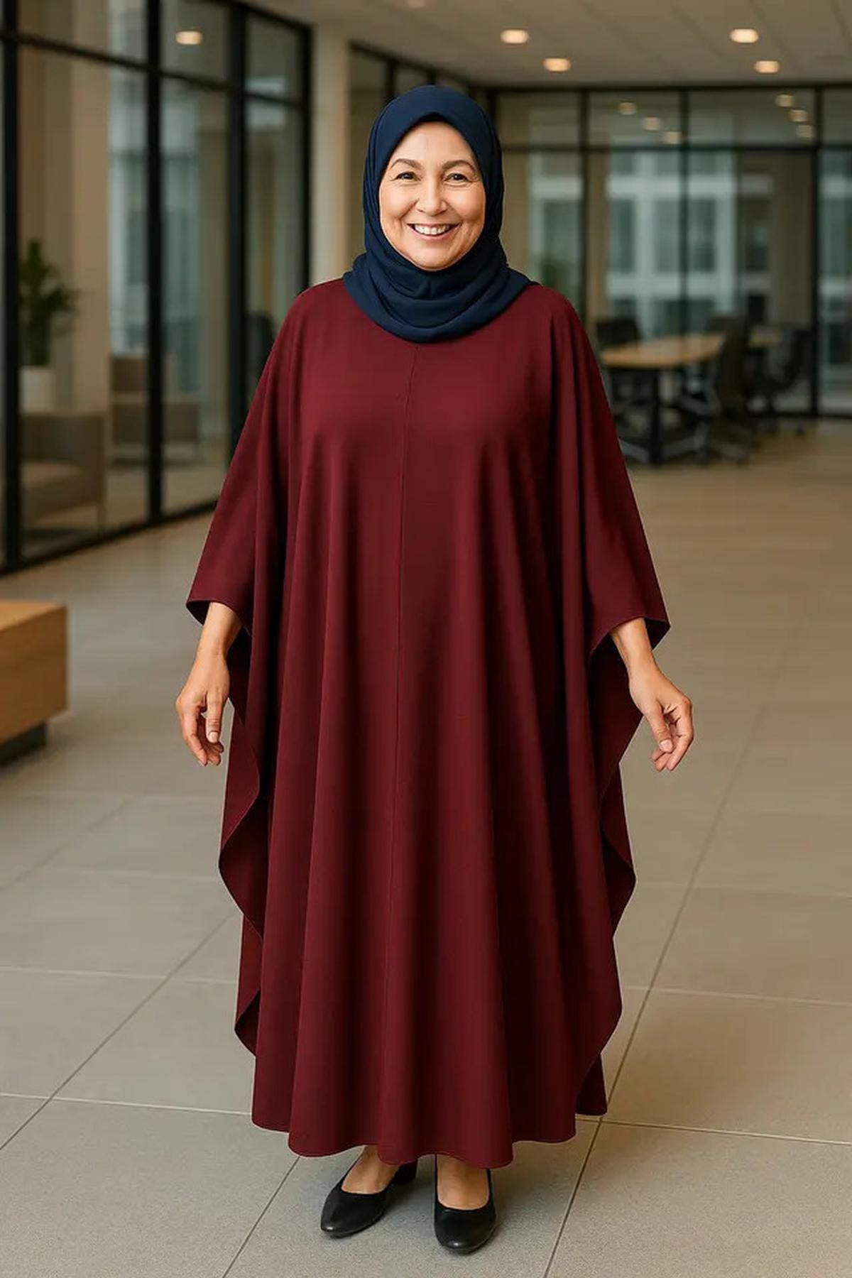 8 Model Kaftan Abaya Terbaru agar Ibu-Ibu 50 Tahun Tampil Jauh Lebih Muda