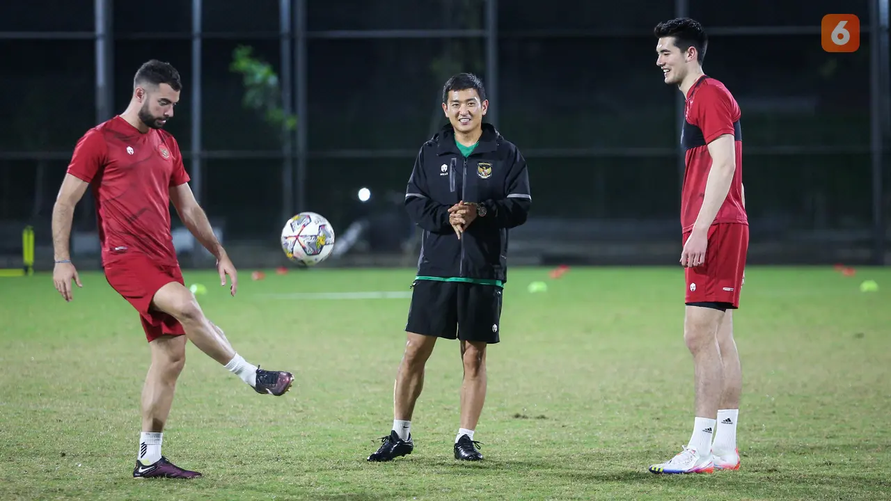 Latihan Timnas Indonesia Menjelang Laga FIFA Matchday Melawan Burundi