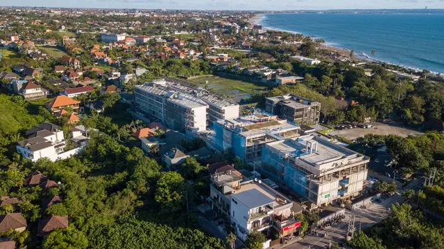 Proyek Citadines Berawa Beach Bali. (Foto:Genesis Indojaya)