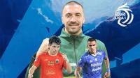 BRI Liga 1 - Ryo Matsumura, Dusan Stevanovic, Alberto Rodriguez (Bola.com/Adreanus Titus)