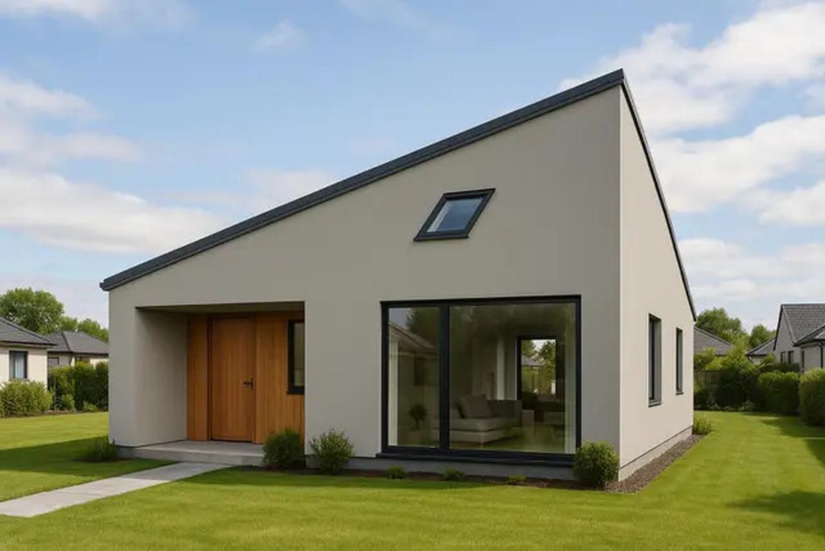 6 Rumah Minimalis 1 Lantai Atap Miring, Bikin Hunian Tampak Elegan