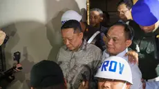 Mantan Jaksa Agung Muda Bidang Tindak Pidana Khusus (Jampidsus) Febrie Adriansyah, saat dibawa ke mobil tahanan untuk  ditahan di rutan KPK di  Gedung Kejagung, Jakarta, Jumat (24/07/2026). (KLY/ Arie Basuki)