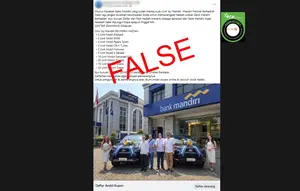 Hoaks Undian Berhadiah dari Bank Beredar di Media Sosial, Waspadai Penipuan