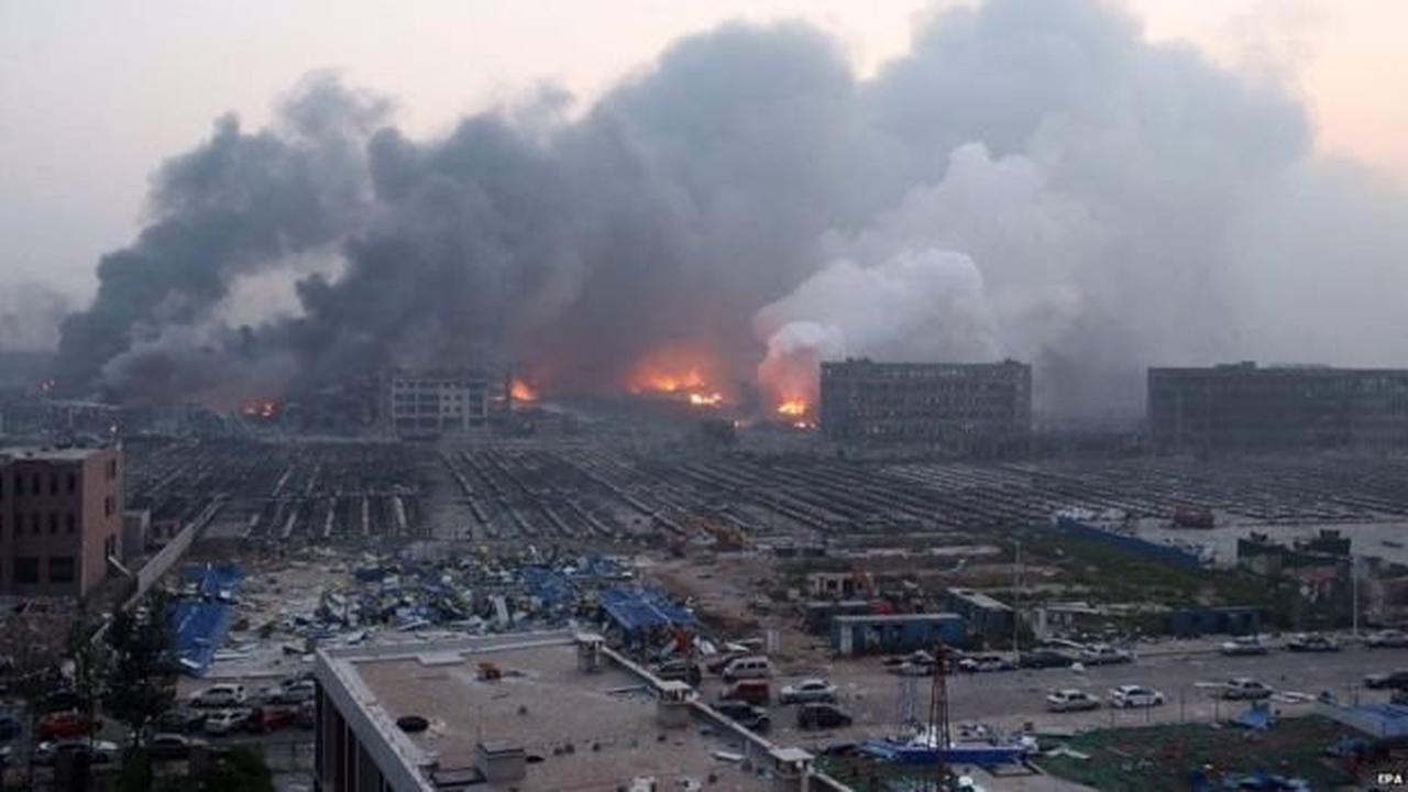 Kondisi Tianjin pasca ledakan