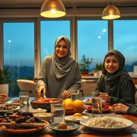 tips sahur agar tidak lapar saat puasa ©Ilustrasi dibuat AI