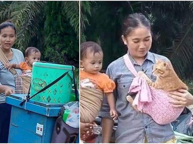 7 Potret Netizen Gendong Kucing Seperti Bayi Ini Kocak Hot