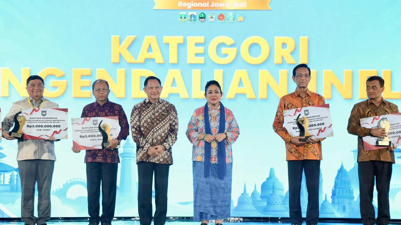 Dorong Kinerja Daerah, Kemendagri Beri Penghargaan Pemda Berprestasi Regional Jawa-Bali