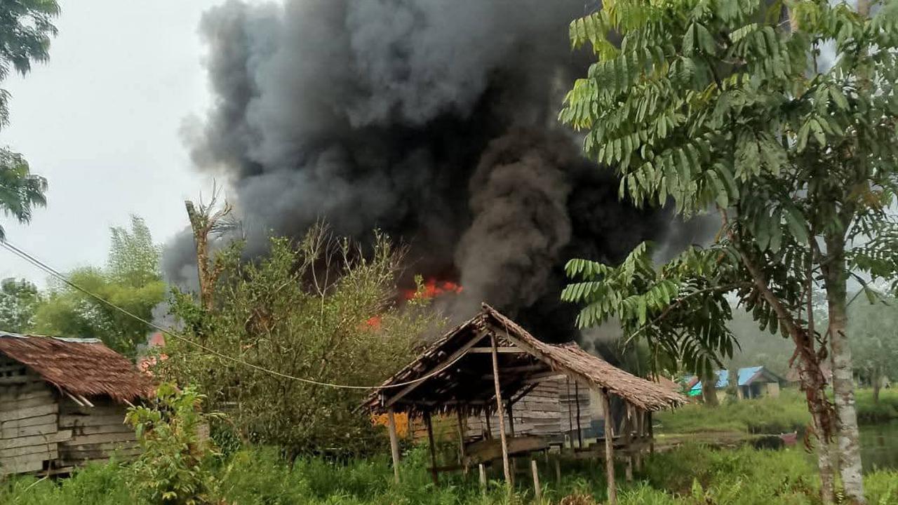 KKB Tembak Warga Sipil di Asmat, Rumah Dibakar