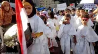 Pendukung Morsi Dituding Gunakan Anak-anak Sebagai Tameng