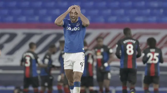 FOTO: Imbang 1-1 dengan Crystal Palace, Everton Tertahan di Posisi 8 - Dominic Calvert-Lewin