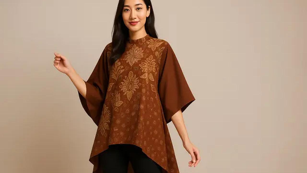7 Model Tunik Batik Lengan Kelelawar Tren Sekarang 2025, Anggun dan Nyaman