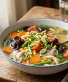 Resep sup jamur kuah bening. [AI Generated]