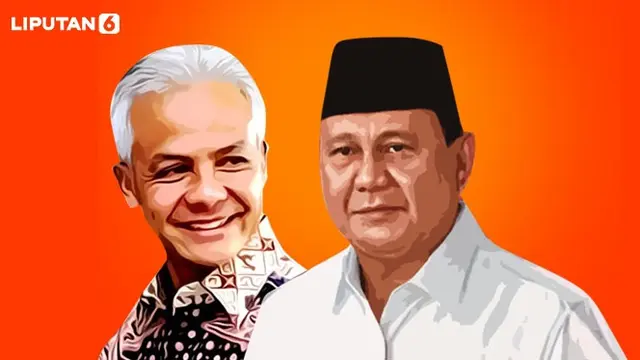 Banner Infografis Bursa Cawapres Pendamping Ganjar Pranowo dan Prabowo Subianto