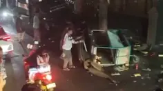 Mobil Jip Seruduk Pedagang dan Pengendara Motor di Sukabumi