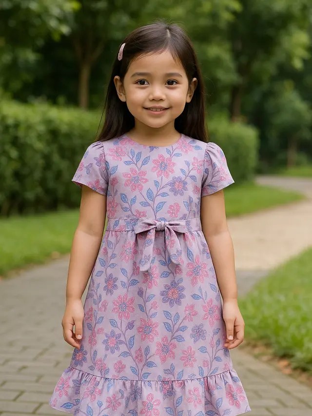 7 Model Baju Batik untuk Anak Perempuan hingga Dewasa, Cocok untuk Acara Keluarga