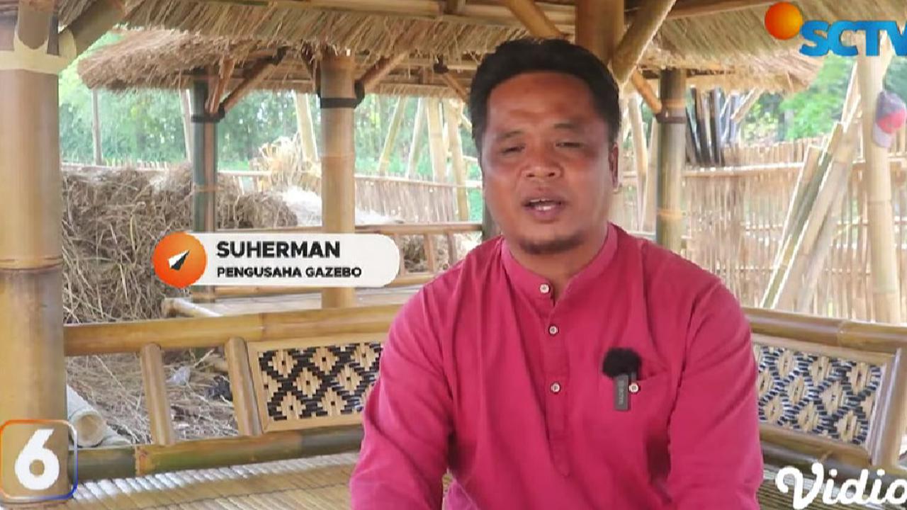 Tak Ingin Anak Muda Jadi Buruh Migran, Pria Asal Lombok Ajak Warga di Kampungnya Bikin Gazebo Bambu