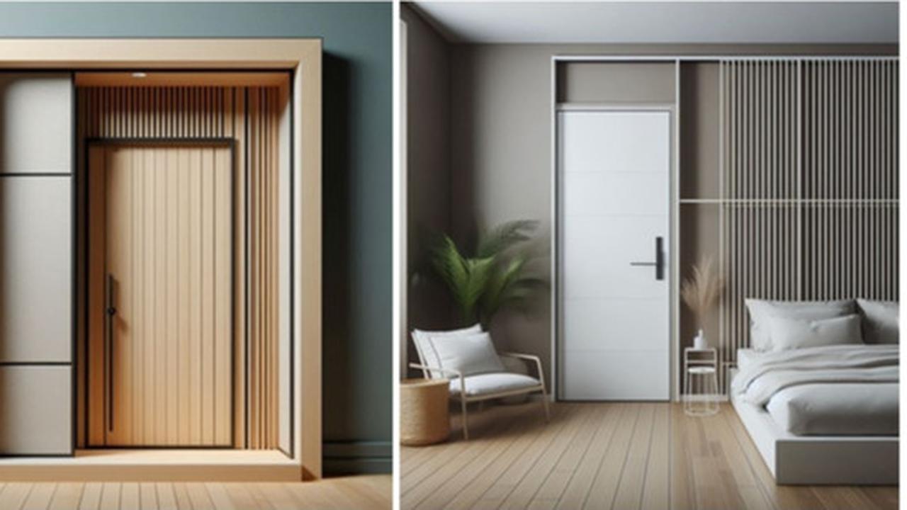 8 Inspirasi Pintu Kamar Minimalis, Bikin Tampilan Kamar Jadi Lebih Estetik