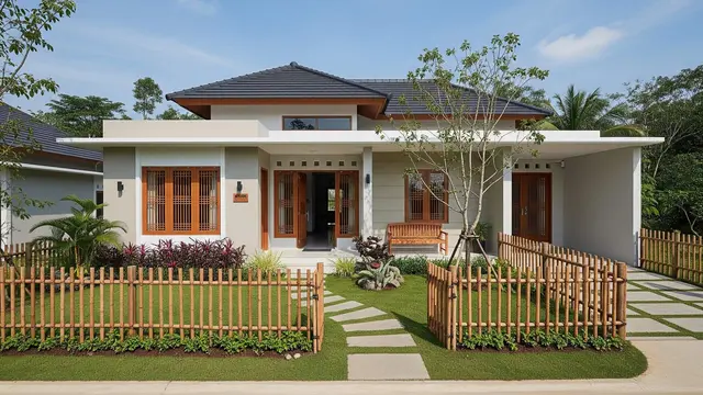 desain rumah desa gaya Korean House aesthetic yang nyaman untuk lansia