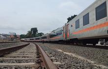 Akses Jalan Menuju Stasiun Batutulis Amblas, Naik Turun KA Pangrango Bisa di Stasiun Bogor Paledang