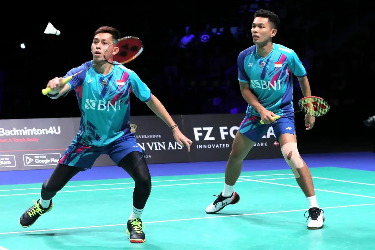 Fajar Alfian/Muhammad Rian Ardianto - Denmark Open 2022 - Bulu Tangkis - 22 Oktober 2022