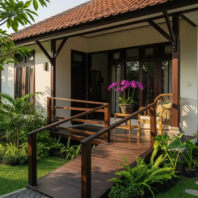 9 Model Teras Ramah Lansia, Desain Aman dan Nyaman