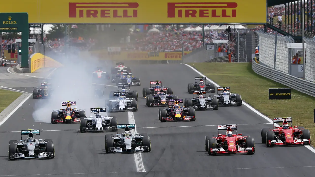 Start Balapan F1