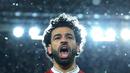 9. Mohamed Salah - Dibuang Chelsea dan tampil biasa bersama AS Roma, Salah digaet dengan penuh keraguan. Namun dibawah asuhan Klopp, Mo Salah tampil luar biasa dan bisa menjadi transfer terbaik The Reds sepanjang masa. (AFP/Lindsey Parnaby)