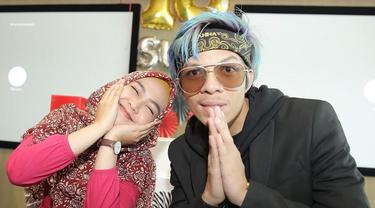 Ria Ricis dan Atta Halilintar (Foto: Bambang E. Ros )