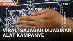 Duh! Sajadah Dijadikan Sarana Kampanye oleh Caleg DPRD Kalsel