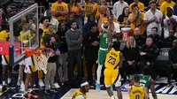 Derrick White mencetak poin penentu kemenangan Celtics atas Pacers di final Wilayah Timur NBA (AFP)