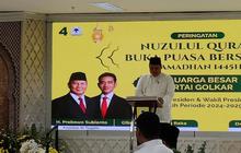Airlangga Pamer Keberhasilan Golkar di Depan Prabowo-Gibran
