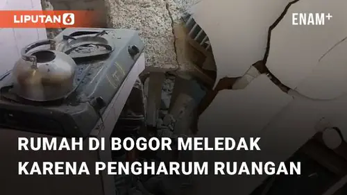 VIDEO: Viral Dapur Rumah di Bogor Meledak, Disebabkan Pengharum Ruangan