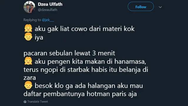 Bosan Hidup Susah, Begini Curhatan Kocak Cewek Matre