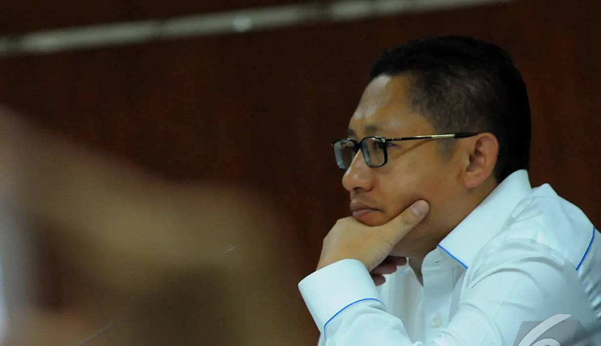Menurut Arief, uang tersebut sebagai Ijon jika PT Adhi Karya ingin mendapatkan proyek Hambalang, Pengadilan Tipikor, Jakarta, Kamis (26/6/2014) (Liputan6.com/Faisal R Syam)