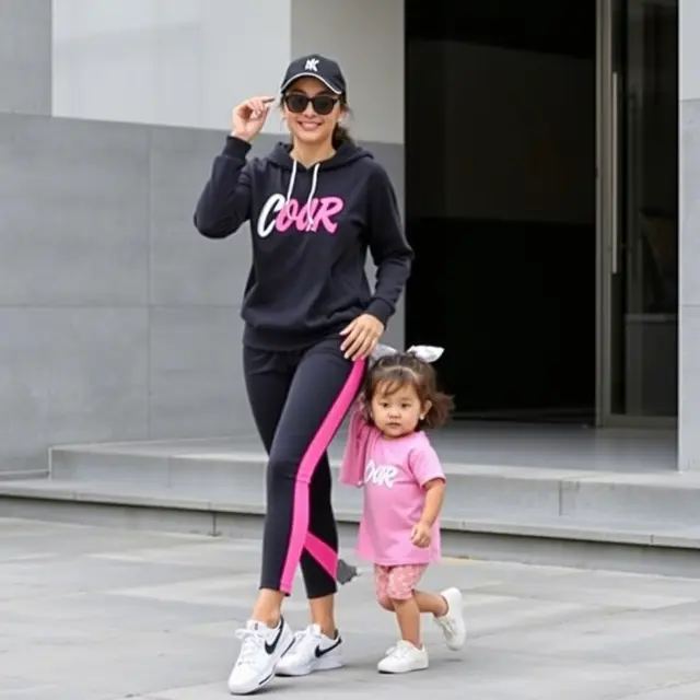 Athleisure Set - Sporty Mom Look