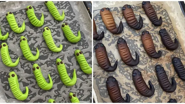 6 Potret Kue Ulat Lebaran ala Netizen Ini Bikin Senyum Tipis, Sedang Viral