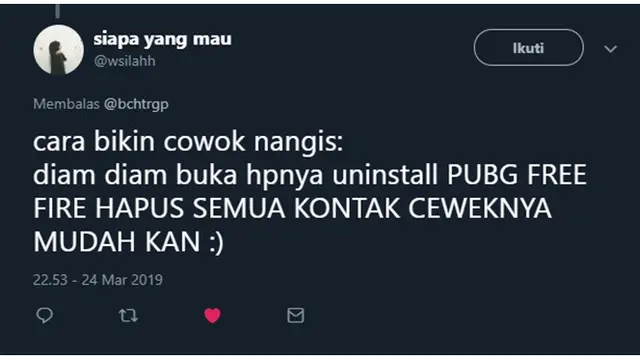 cara cowok nangis