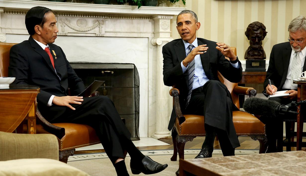 Begini Suasana Akrab Saat Jokowi dan Obama Bertemu - Foto ...
