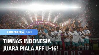 VIDEO: Juara Piala AFF U-16! Timnas Indonesia U-16 Beri Kado Kemenangan HUT RI-77