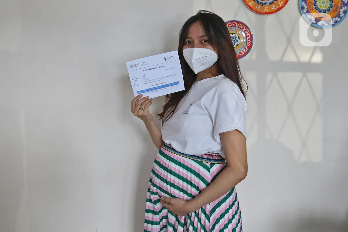 FOTO: Vaksinasi Covid-19 Untuk Ibu Hamil di RSIA Tambak